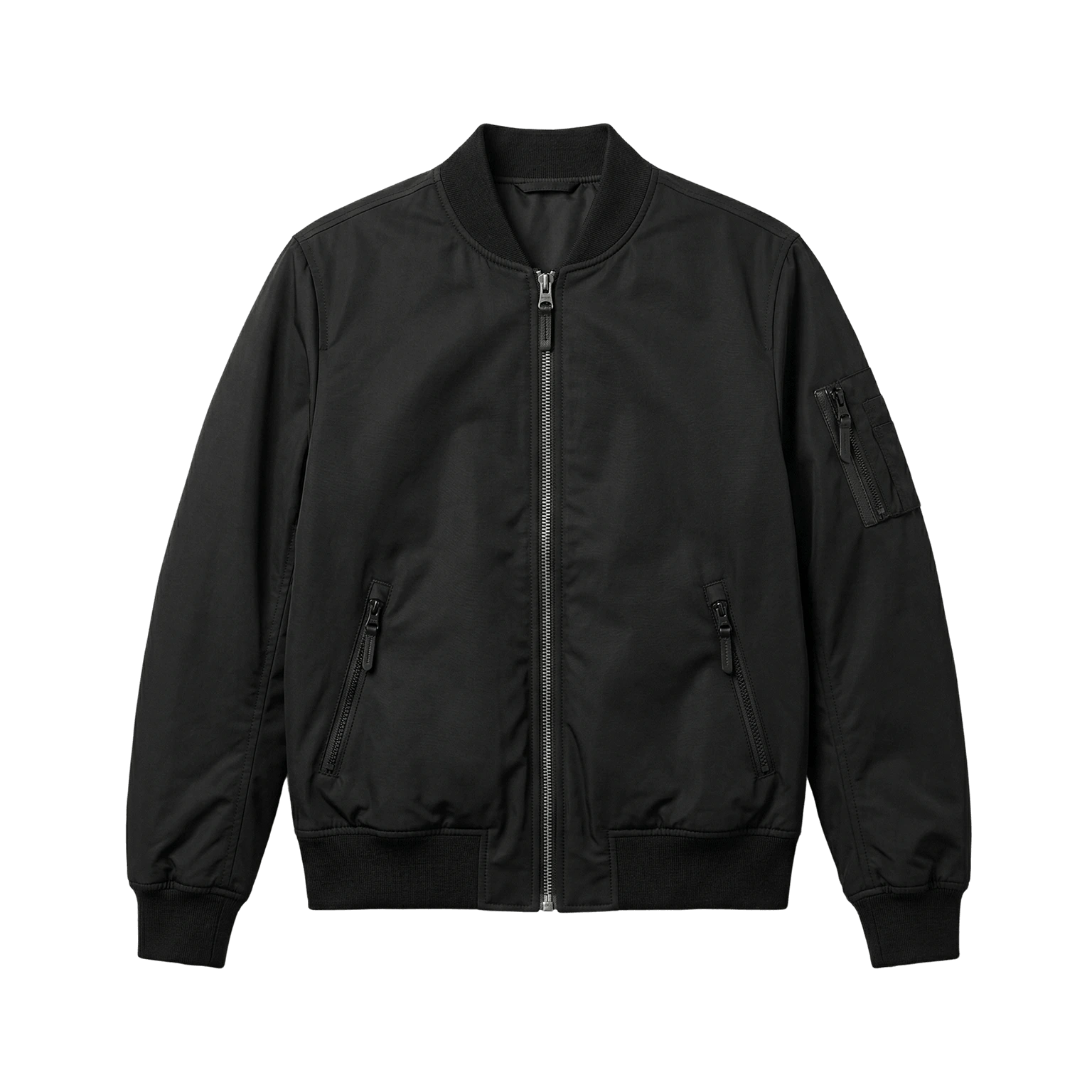 Black Bomber Jacket 1